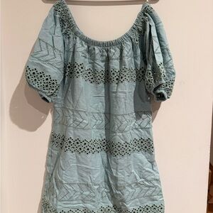 Off the shoulder mini dress